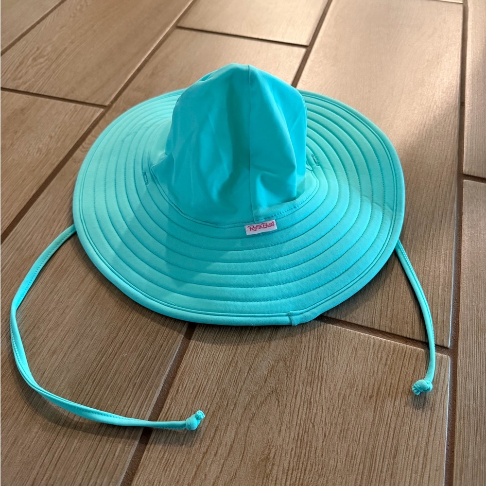 Ruffle Butts Turquoise Sun Hat